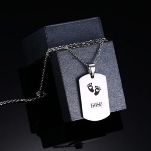 Cadena Personalizada con dije estilo militar