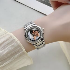 Reloj Personalizado Luna Silver Shine para Dama