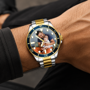 Reloj Personalizado para Silver Gold